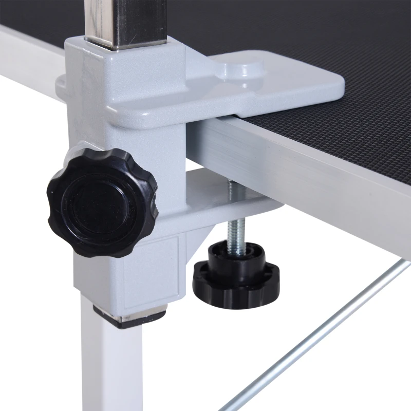 PawHut Mesa plegable aseo de perros mascotas peluqueria canina cepillado exhibicion pro