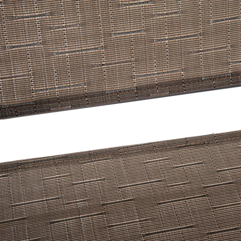 Outsunny 3 Piece Patio Furniture Bistro Set 2 Folding Chairs 1 Tempered Glass Table  Adjustable Backrest - Brown