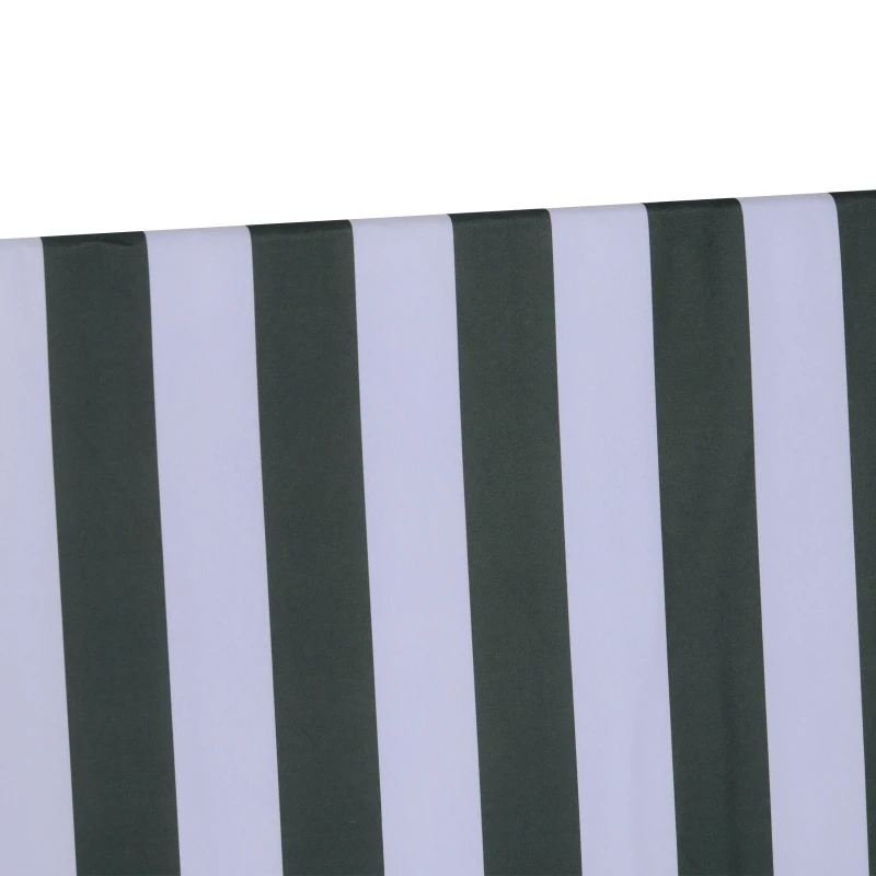 Outsunny 3-person Outdoor Porch Swing Lounge Chair Bench w/ Adjustable Canopy