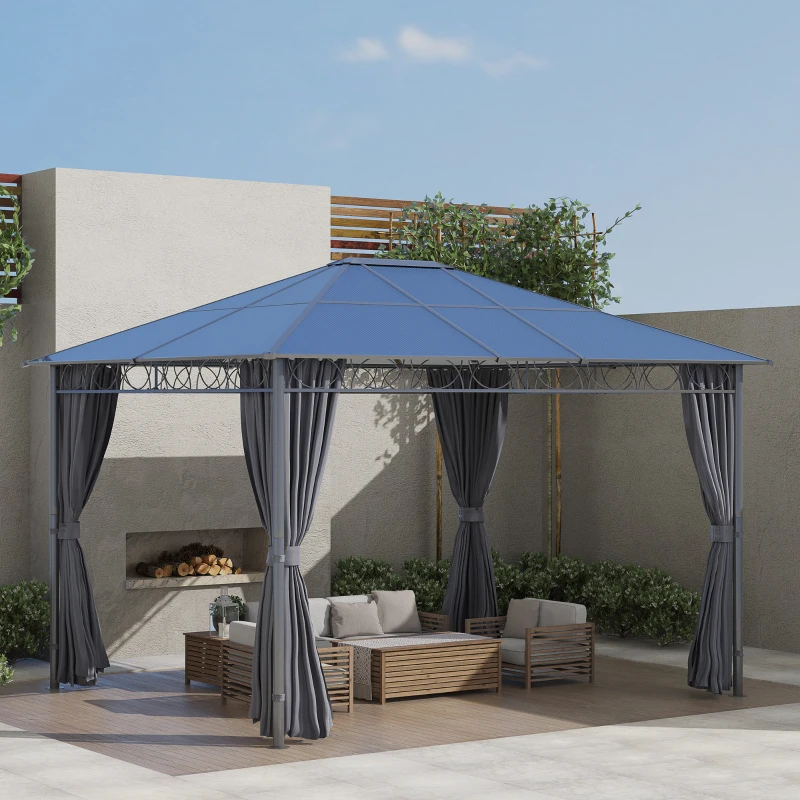 Foisor Gradina 3,6×3 m – Policarbonat Anti-UV & Pereti Laterali