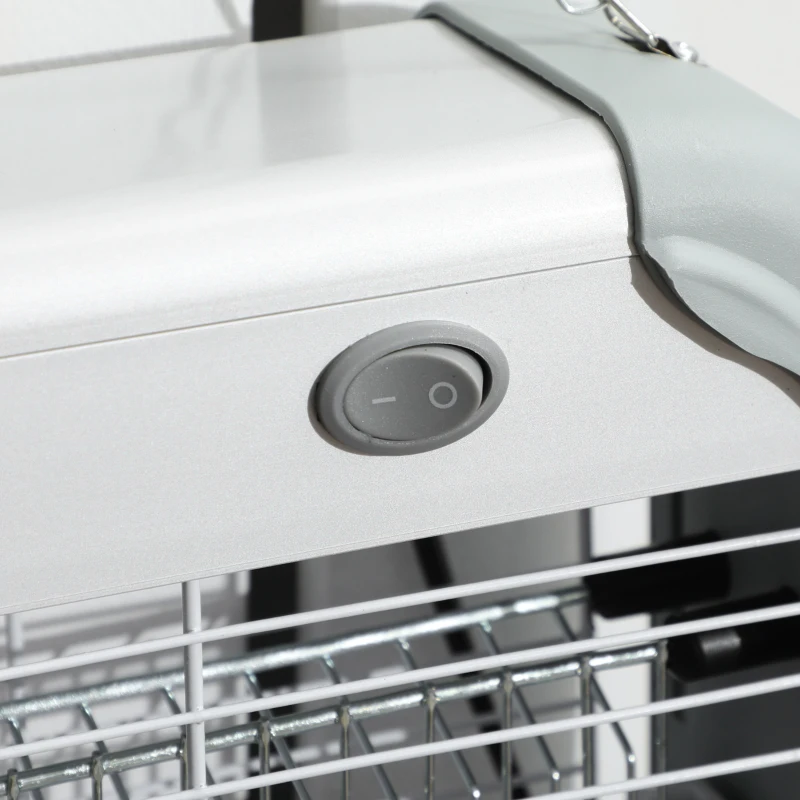 Outsunny Lampa Anti-tantari 20W – LED UV, Tava Detasabila, Protectie Eficienta