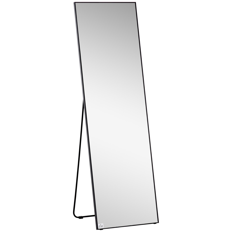 Full Length Dressing Mirror, Floor Standing or Wall Hanging, Aluminum Alloy Framed Full