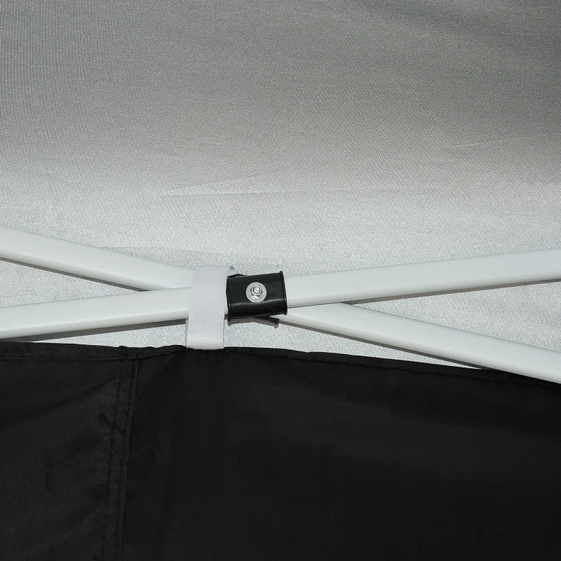 Outsunny Pop Up Gazebo Marquee, 3x3 m-Black