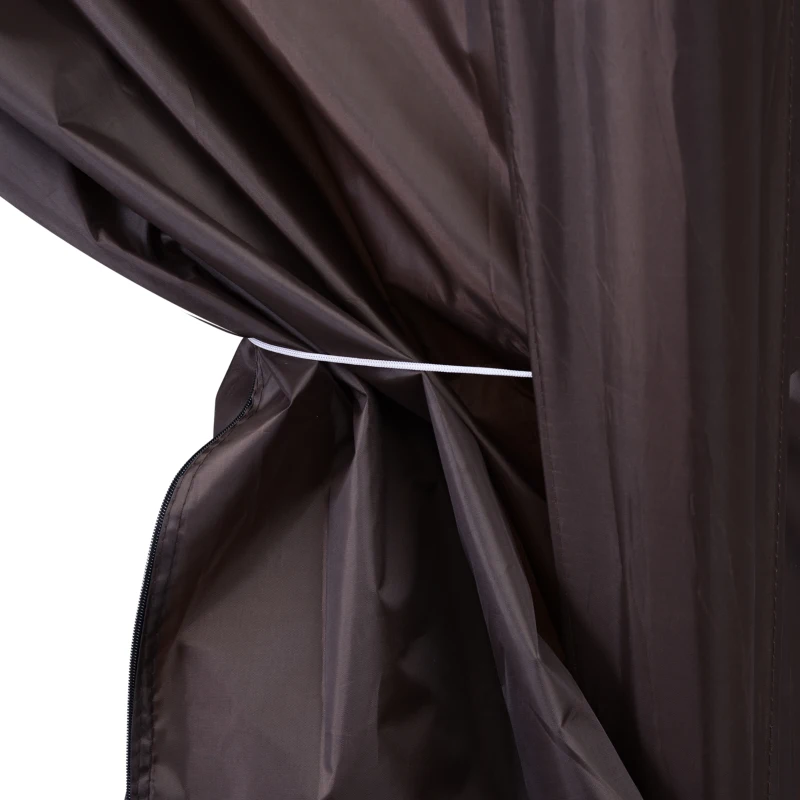 Outsunny Pop Up Gazebo Marquee, size (3m x3m)-Coffee