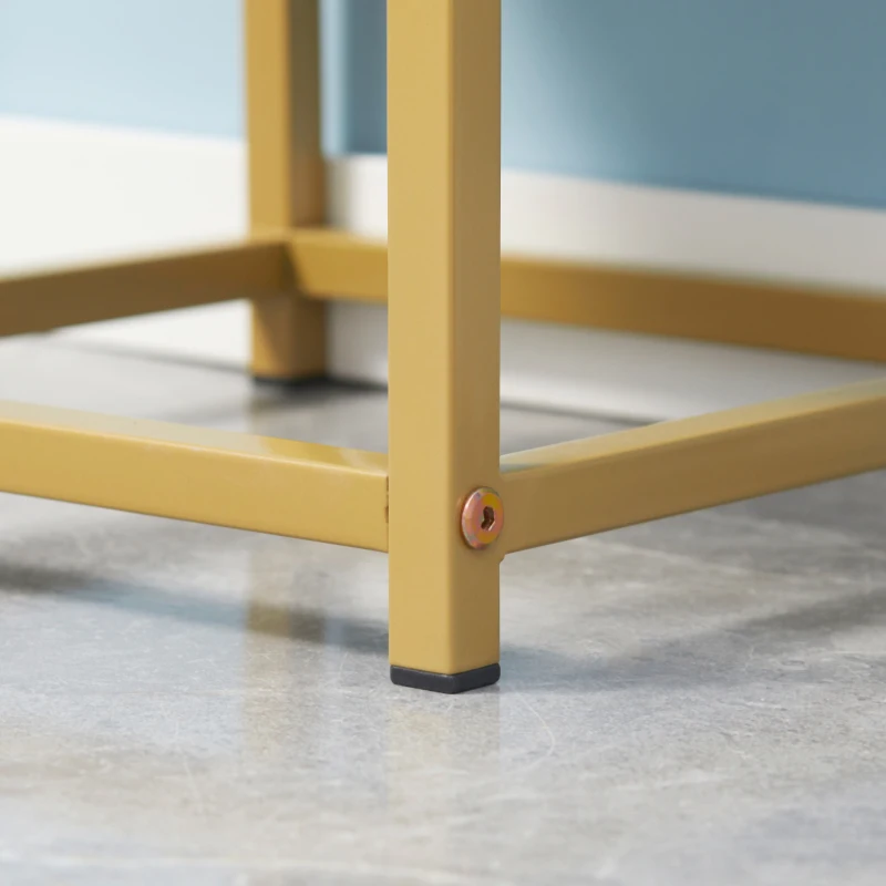 kleankin Dulap de Depozitare pentru Baie, Organizator de Baie pe Podea, Dulap de Lenjerie cu raft Deschis, Sertar si Dulap, Alb