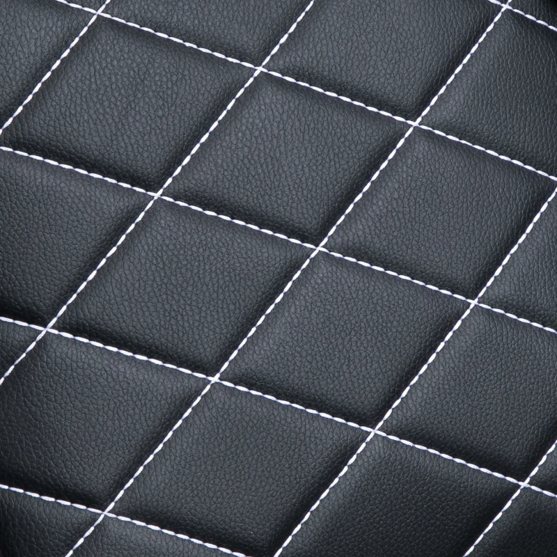 Vinsetto Chaise gaming fauteuil de bureau chaise gamer ergonomique hauteur réglable dossier inclinable accoudoir rabattable en cuir PU 64,5 x 68,5 x 110-120 cm noir et blanc