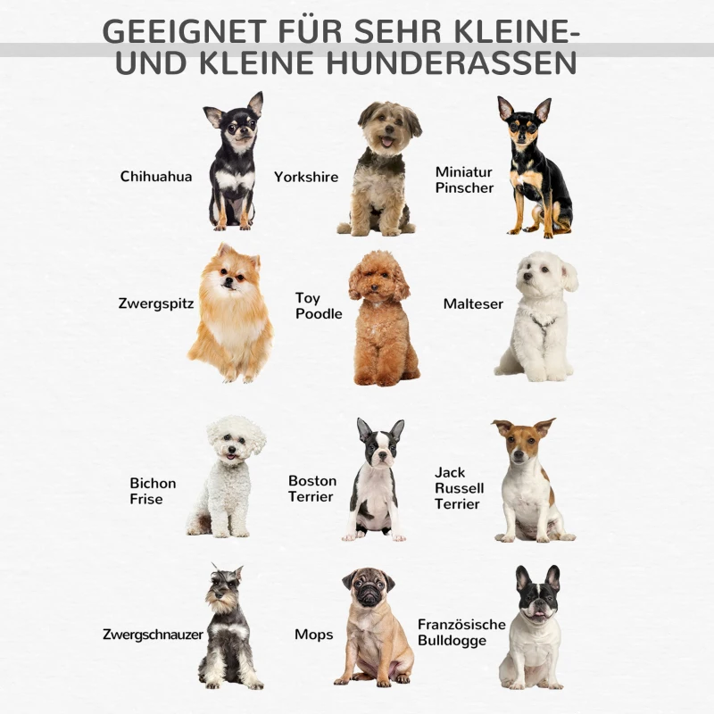 PawHut Sofa dla psa, kanapa dla psa, legowisko dla psa z podniesionymi stopami, kanapa dla psa, szara