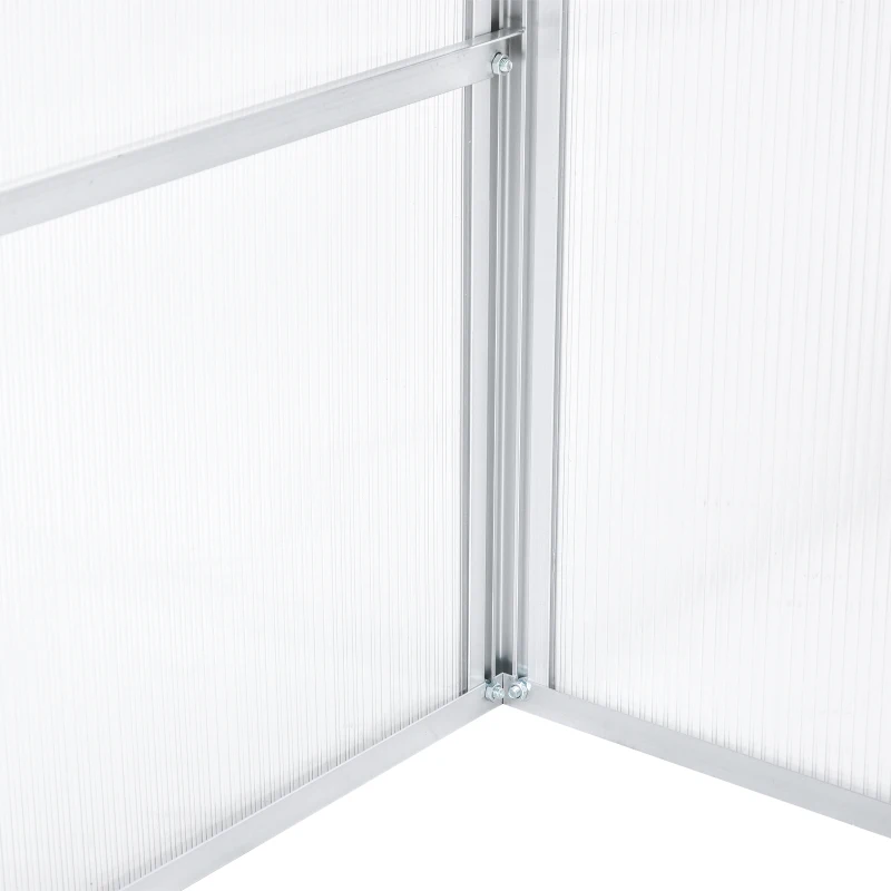 Outsunny szklarnia aluminiowa inspekt skrzynia inspektowa cieplarnia uprawa szklarnia