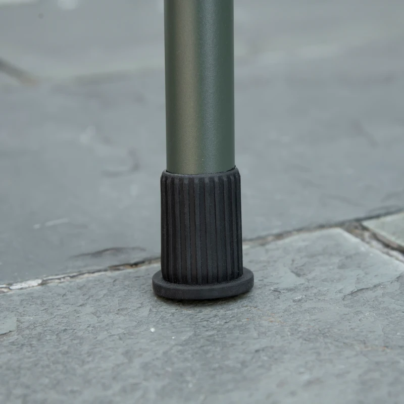 Outsunny houtskoolgrill antislip campinggrill met grillrooster clip grillrooster