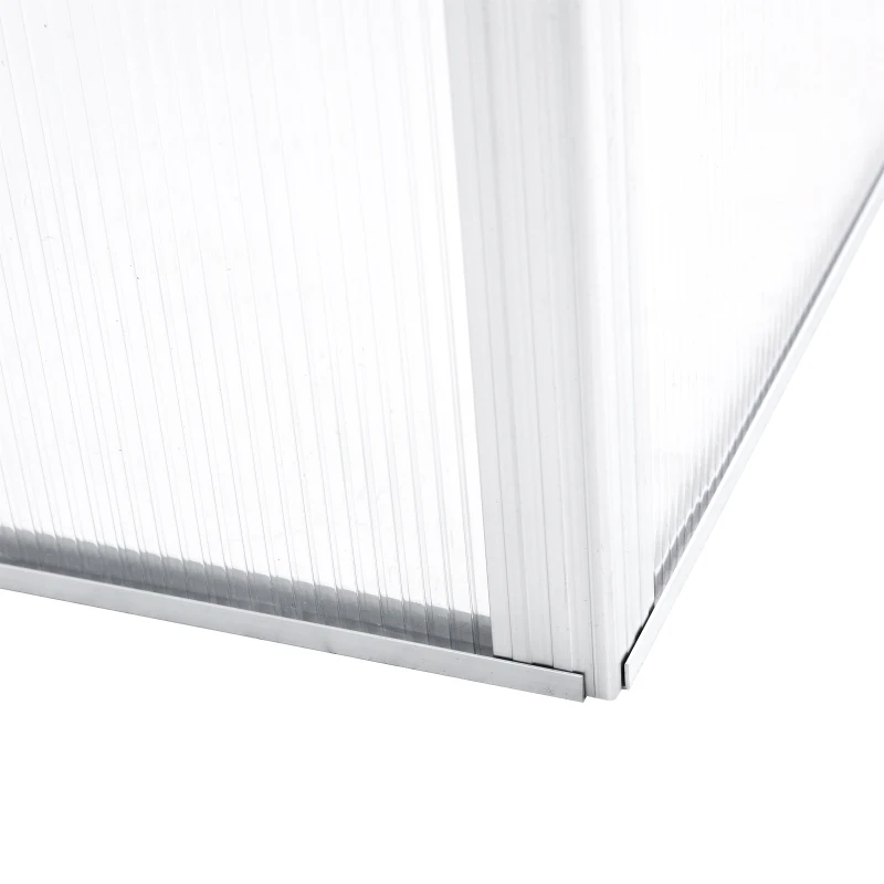 Outsunny szklarnia aluminiowa inspekt skrzynia inspektowa cieplarnia uprawa szklarnia