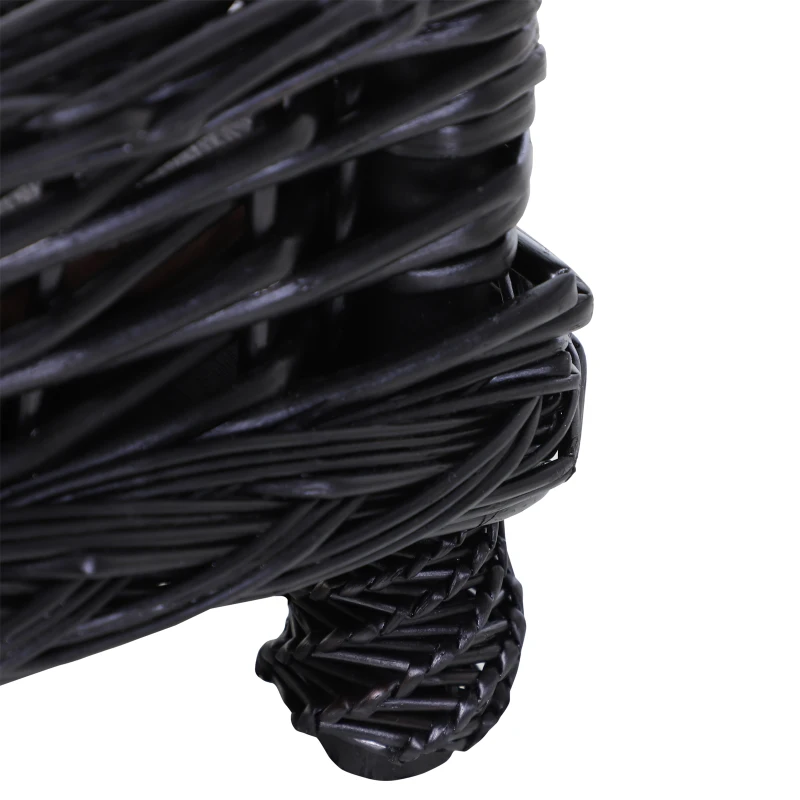 PawHut sezlong animale de companie, 69x42x33cm, negru