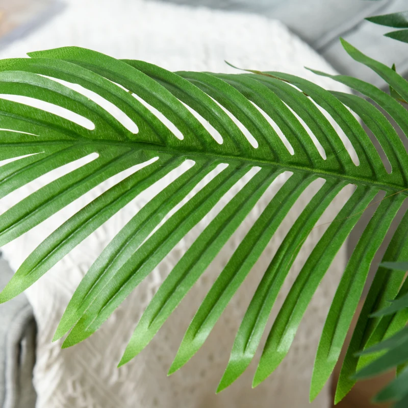 Outsunny palmier decorativ din plastic, Ф16x60 cm, verde(m-9)