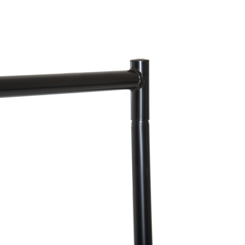 HOMCOM Suport pentru haine cu 4 roți de fier, 150x60x150cm