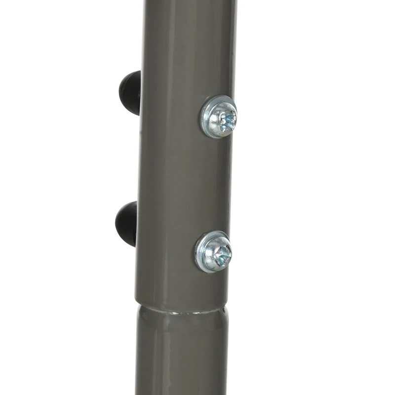 Outsunny Balançoire agrès vis-à-vis pour les enfants en acier et plastique pour portique - 3 à 6 ans 97,5 x 23 x 170 cm vert