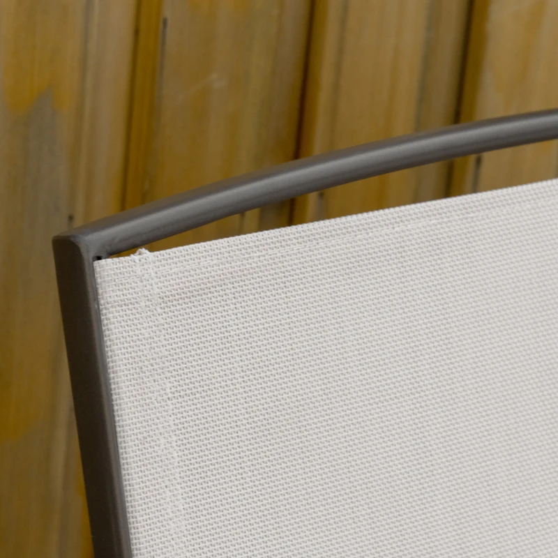 Outsunny 2 Seater Metal Double Swing Chair Glider Rocking Chair Seat Outdoor Seater Garden Furniture Patio Porch With Table Brown