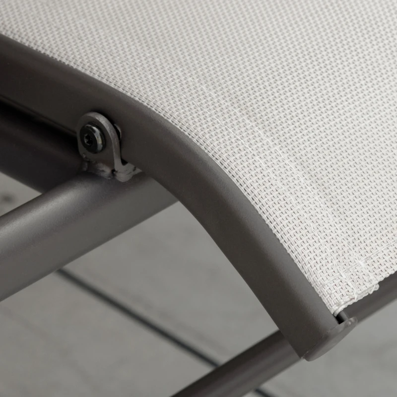 Outsunny 2 Seater Metal Double Swing Chair Glider Rocking Chair Seat Outdoor Seater Garden Furniture Patio Porch With Table Brown