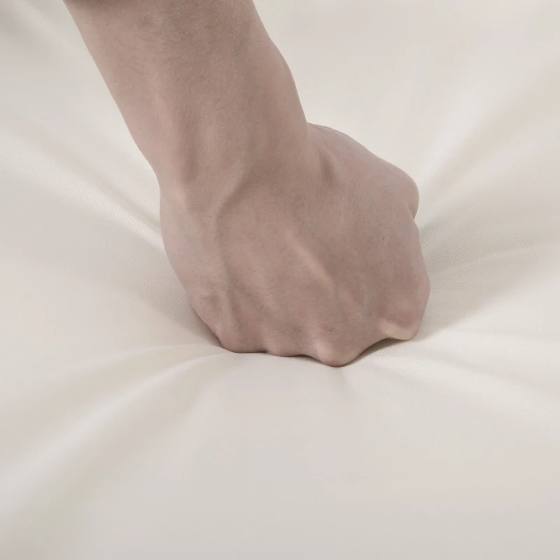 Outsunny Outdoor Cushion Pad Set for Rattan Furniture, 7 Piece Garden Furniture Cushions, Patio Conversation Set Cushions, Lightweight and Durable, Cream