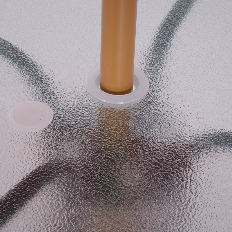 Balkontafel tuin bijzettafel tuinmeubelen terrastafel met parasolgat