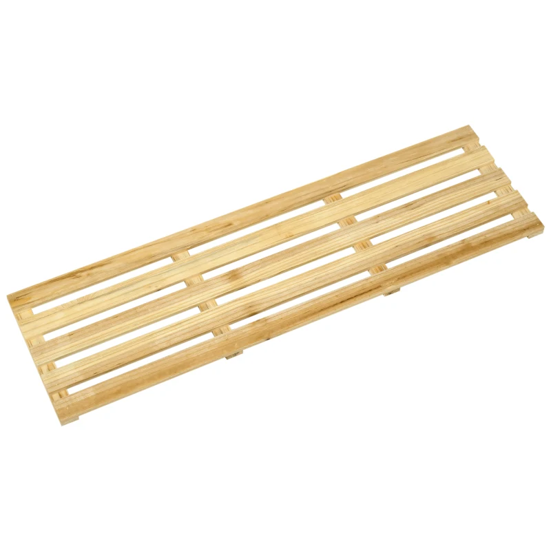 Outsunny 2-in-1 Gartenzaun und Pflanzenständer, wetterfester Anstrich, Massivholz, 100 x 30 x 90 cm