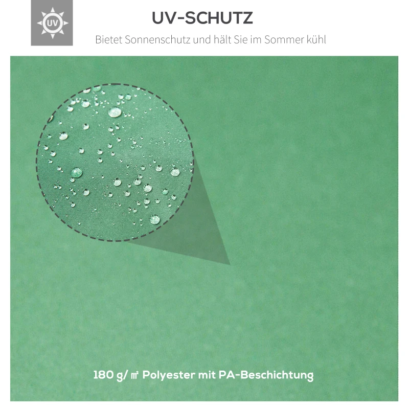 Outsunny vervangingsdak 300 cm x 400 cm