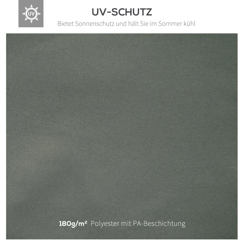 Outsunny zapasowy dach do metalowej altany ogrodowej namiotu imprezowego 3x4 dach ciemnoszary