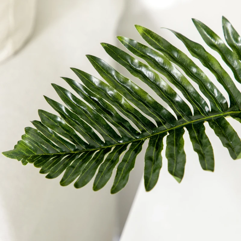 HOMCOM Sztuczna roślina, sztuczna palma wraz z doniczką do salonu