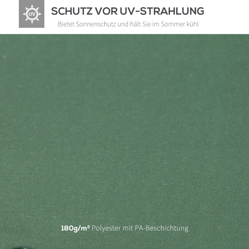 Vervangend dak voor metalen tuinpaviljoen paviljoen partytent tuintent 3x3m