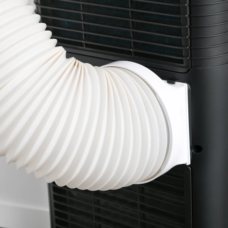 HOMCOM 785W Portable Air Conditioner 4 Modes LED Display 24 Timer Home Office Black