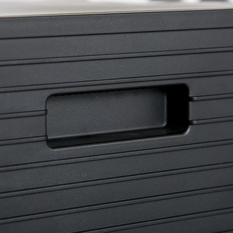 HOMCOM 785W Portable Air Conditioner 4 Modes LED Display 24 Timer Home Office Black