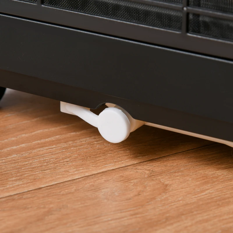 HOMCOM 785W Portable Air Conditioner 4 Modes LED Display 24 Timer Home Office Black