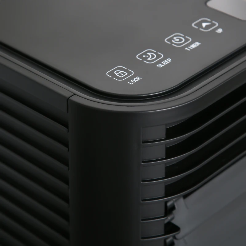HOMCOM 8000 BTU 4-In-1 Portable Air Conditioner Unit Cooling Dehumidifying Ventilating  for Room up to 15m², with Fan, Remote, 24H Timer, Window Mount Kit, R290, A Energy Efficiency