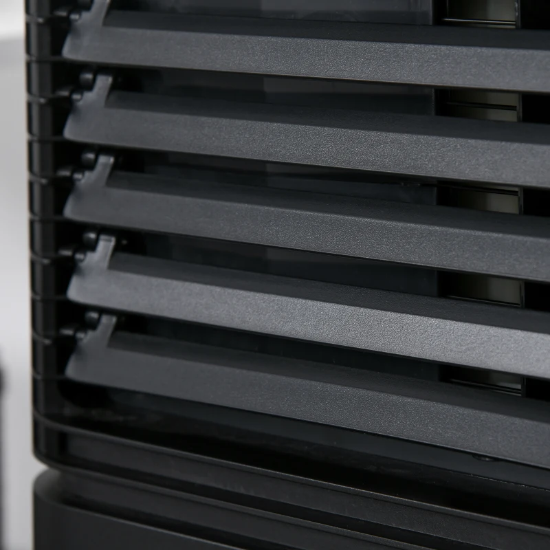 HOMCOM 785W Portable Air Conditioner 4 Modes LED Display 24 Timer Home Office Black