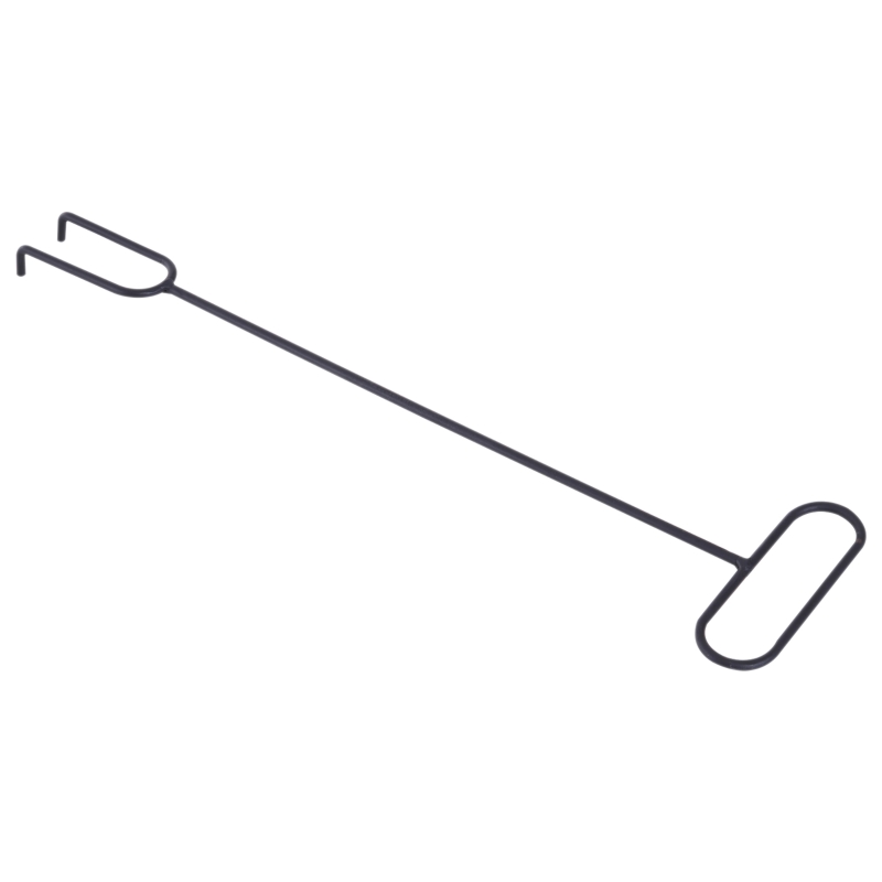 Outsunny Outdoor Steel Stove 44L x 44W x 40H cm with Poker Tool 600℃ Heat Resistance Garden Square Fire Pit Black