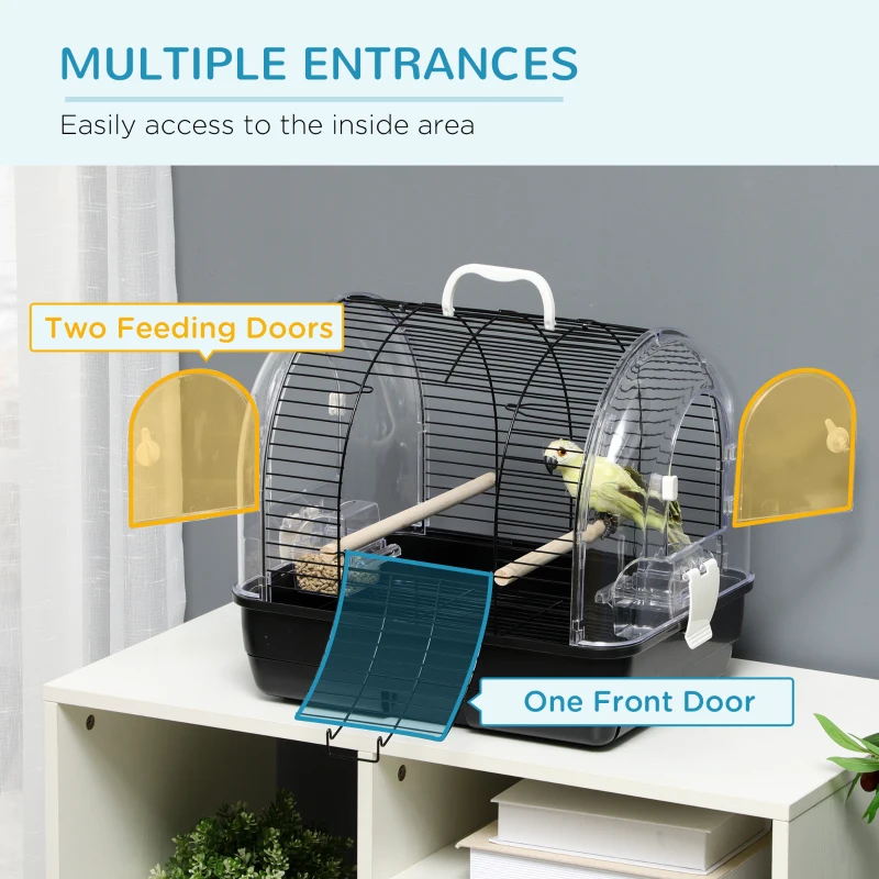 Pawhut Colivie Mobila pentru Pasari – Canari, Perusi, Porumbei