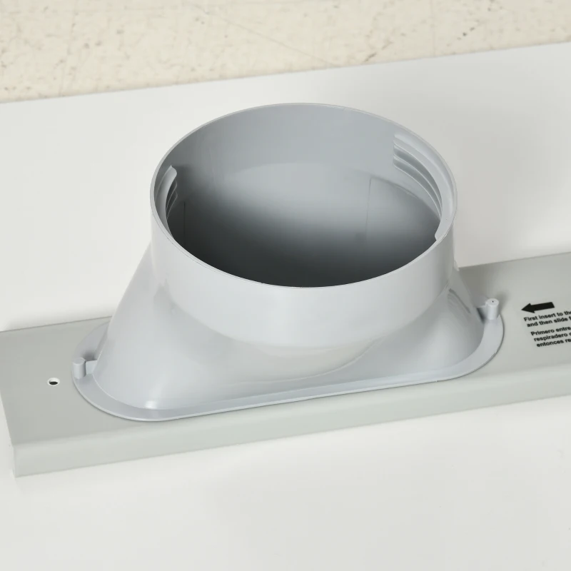 HOMCOM 7000 BTU Air Conditioning Unit, 3-in-1 Portable Air Conditioner, Dehumidifier, Cooling Fan with 2 Speeds, 24H Timer, Remote Control, LED Display, Window Venting Kit, 15m²