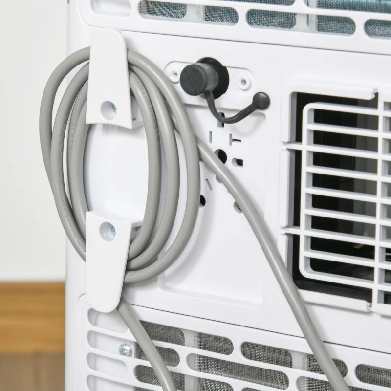 HOMCOM 10000 BTU Air Conditioning Unit, 3-in-1 Portable Air Conditioner, Dehumidifier, Cooling Fan with Remote Control, LED Display, 2 Speeds, 24H Timer, Window Venting Kit, 22m²