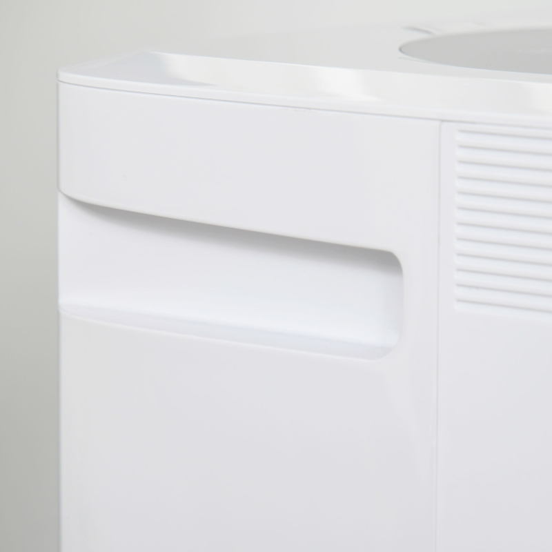 HOMCOM 7000 BTU Air Conditioner Portable AC Unit for Cooling Dehumidifying Ventilating with Remote Controller, LED Display, Timer, for Bedroom, White