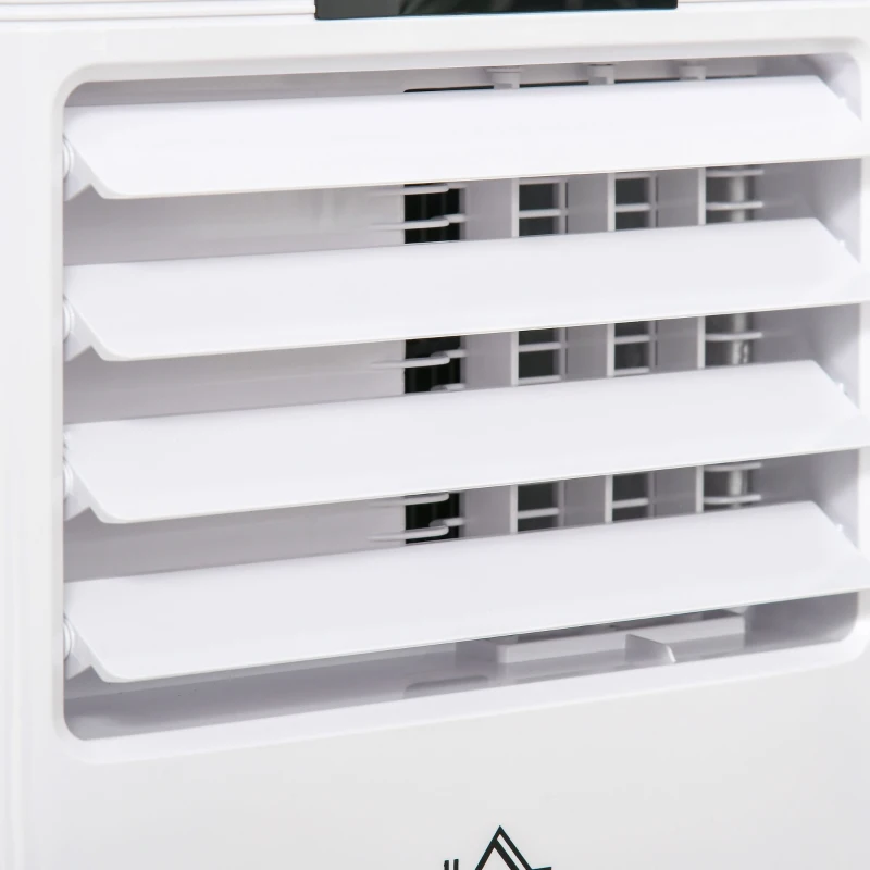 HOMCOM 10000 BTU Air Conditioning Unit, 3-in-1 Portable Air Conditioner, Dehumidifier, Cooling Fan with Remote Control, LED Display, 2 Speeds, 24H Timer, Window Venting Kit, 22m²