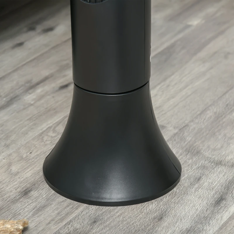 HOMCOM 36'' Freestanding Tower Fan, 3 Speed 3 Mode, 7.5h Timer, 70 Degree Oscillation, LED Panel, 5M Remote Controller, Black