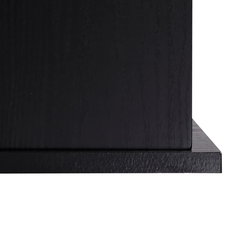 HOMCOM Biurko Komputerowe Biurowe Stolik Czarny