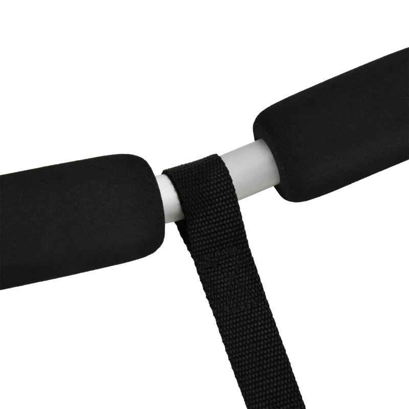 HOMCOM Reboque de trasporte dobrável com rodas para Caiaque canoa Carga 70kg 62x35x30 cm