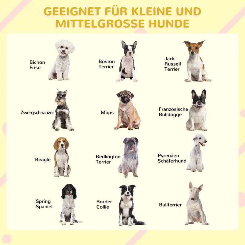 PawHut hondenhok, dennenhout, hondenhok met asfaltdak, voor buiten, weerbestendig