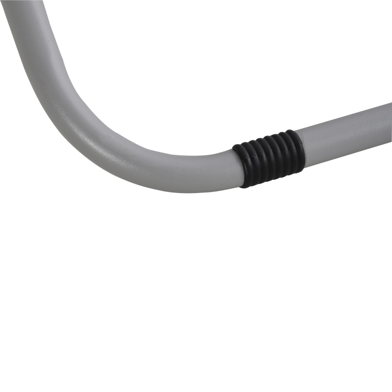 Outsunny Set of 2 Outdoor Patio Chaise Recliner Portable Lounge Chair Adjustable Backrest