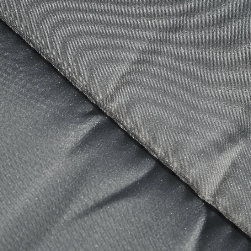 Outsunny Patio Rocking Chaise Lounge Rocking Bed with Canopy Cushion Headrest Pillow