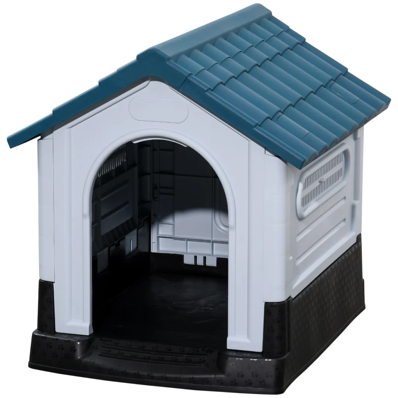 PawHut Outside Dog Kennel House, for Miniature Dogs, 64.5 x 57 x 66cm