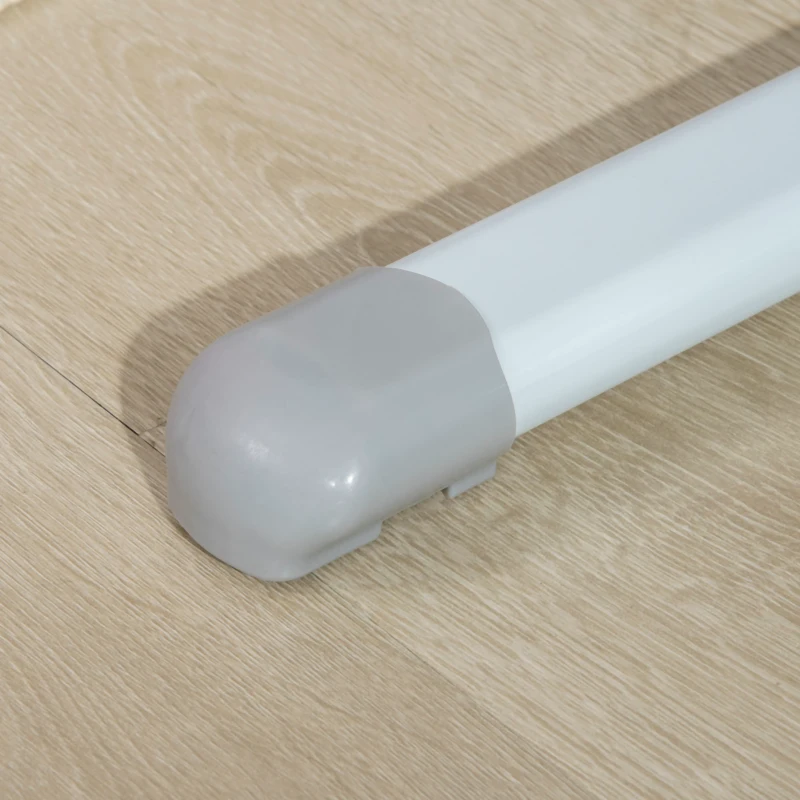 HOMCOM Bureau enfant hauteur réglable, plateau inclinable - 3 étagères, 2 niches, tablette coulissante à rangement gris blanc