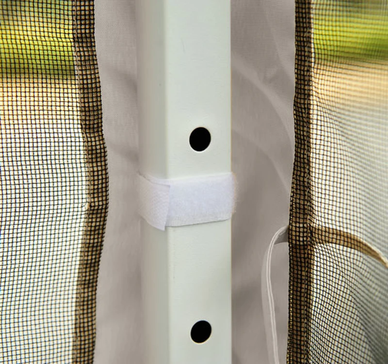 Outsunny foisor impermeabil cu pereti detasabili 3x3m, crem