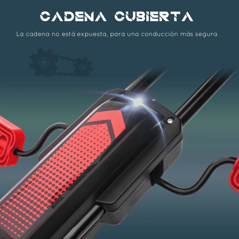 HOMCOM Go Kart a Pedales Infantil con Asiento Ajustable Neumáticos Inflables Amortiguador y Freno de Mano 121x58x61 cm Rojo