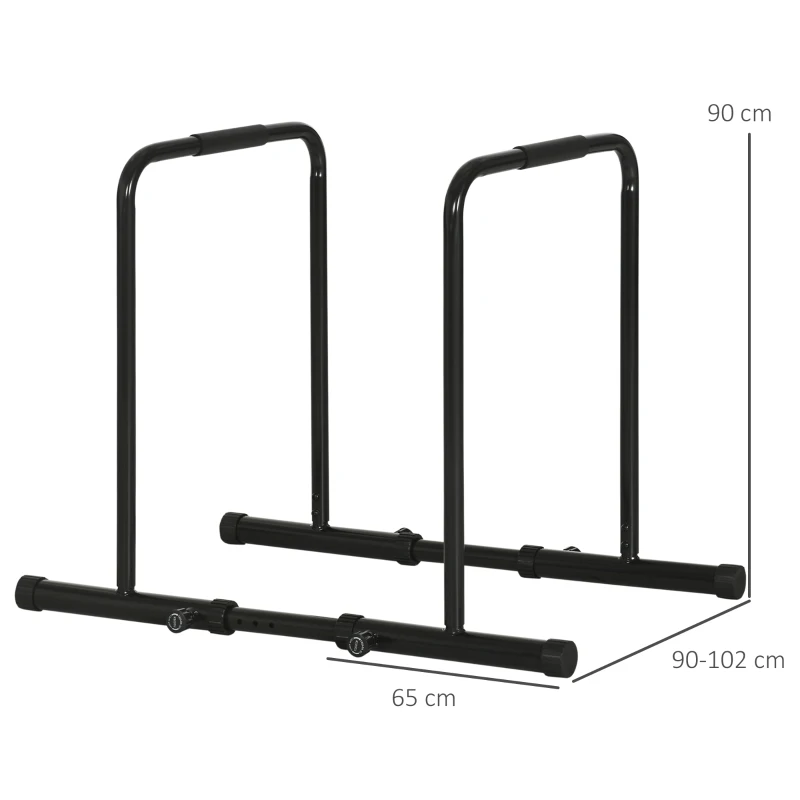 Statie SPORTNOW cu conector de siguranta, bara de scufundare reglabila pe inaltime si lungime, pentru antrenamentul la gimnastica acasa