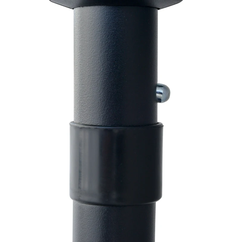 Outsunny 2m Half Parasol Market Umbrella Garden Balcony Parasol with Crank Handle, Base, Double-Sided Canopy, Dark Grey